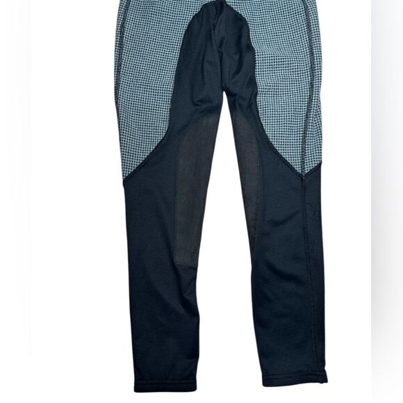 Kerrits Kids Black & Grey Houndstooth Equestrian Breeches Pants - Picture 4 of 8